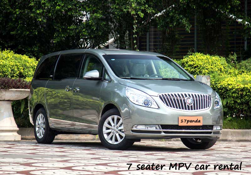 7 seater MPV car rental